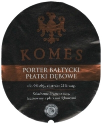 Browar Fortuna (2018): Komes - Porter Bałtycki Płatki Dębowe