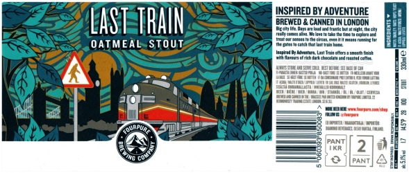 Browar Fourpure (2021): Last Train - Oatmeal Stout