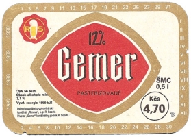 Browar Gemer (1990): 12%