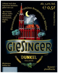 Browar Giesinger: Giesinger Dunkel - Vollbier
