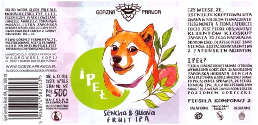 Browar Gorzka Prawda (2018) Ipeł Fruit India Pale Ale