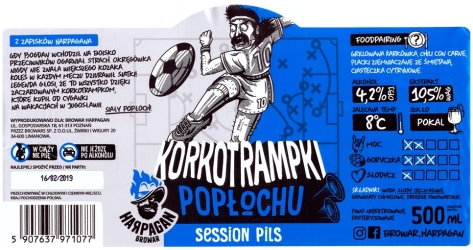 Browar Harpagan (2018): Korkotrampki Popłochu, Session Pils