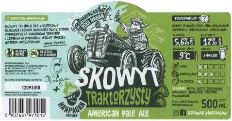 Browar Harpagan (2018): Skowyt Traktorzysty, American Pale Ale