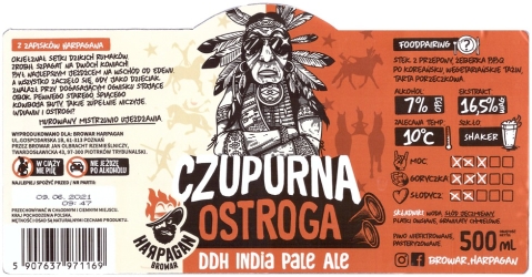 Browar Harpagan (2020): Czupurna Ostroga, DDH India Pale Ale