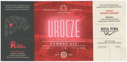 Browar Huta Piwa (2018): Urocze, Summer Ale