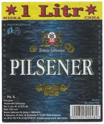 Browar Jabłonowo (2012): Pilsener