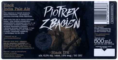 Browar Jan Olbracht (2016): Piotrek z Bagien - Black India Pale Ale