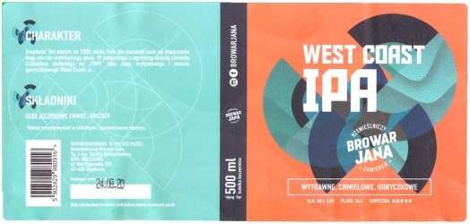 Browar Jana (2020): West Coast India Pale Ale