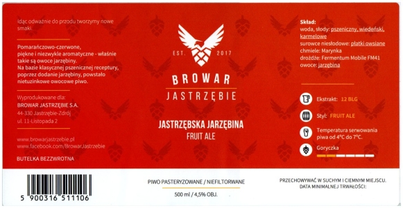 Browar Jastrzębie: Jastrzębska Jarzębina - Fruit Ale