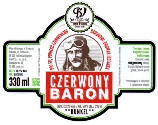 Browar Jedlinka (2021): Czerwony Baron - Dunkel