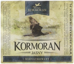 Browar Kormoran (2017): Kormoran Jasny - Piwo Jasne Niefiltrowane