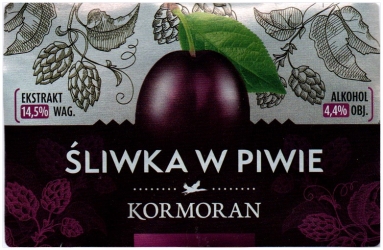 Browar Kormoran (2021): Śliwka w Piwie - Lager z sokiem śliwkowym
