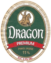 Browar Kujawiak (2010): Dragon Premium - Piwo Jasne