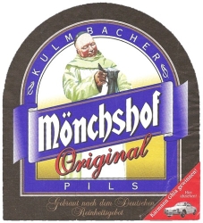 Browar Kulmbacher (2012): Moenchshof - Pils