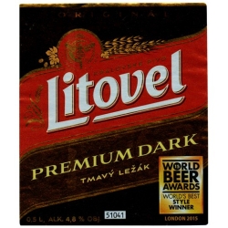 Browar Litovel (2022): Premium Dark - Tmavy Lezak