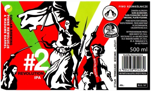 Browar Madame Barrel: #2 Revolution India Pale Ale