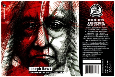 Browar Madame Barrel: Joseph Hawk - DDH Imperial West Coast India Pale Ale