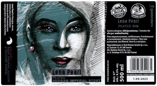 Browar Madame Barrel: Lena Pearl - Peated Russian Imperial Stout