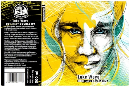 Browar Madame Barrel: Luke Wave - DDH Hazy Double India Pale Ale