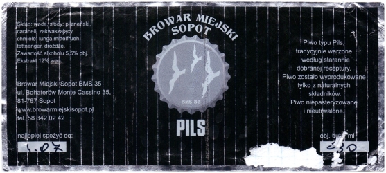 Browar Miejski Sopot (2016): Pils