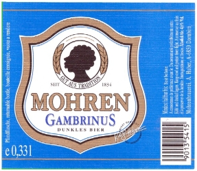 Browar Mohren (2018): Gambrinus