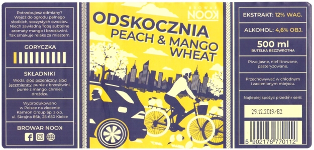 Browar Nook (2019): Odskocznia - Peach Mango Wheat