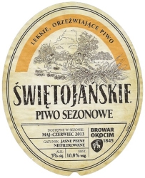 Browar Okocim (2013): Piwo Sezonowe, Świętojańskie Jasne Pełne