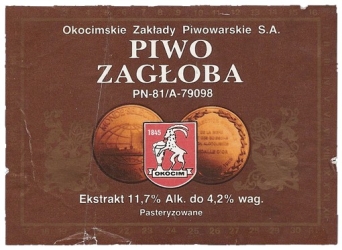 Browar Okocim: Zagłoba, Piwo Jasne