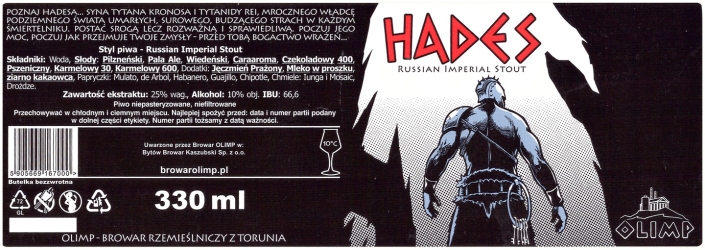 Browar Olimp: Hades - Russian Imperial Stout (330ml)