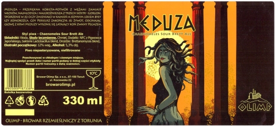 Browar Olimp: Meduza - Chaenomeles Sour Brett Ale (330ml)