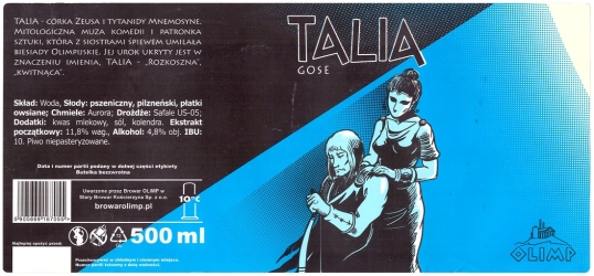 Browar Olimp: Talia - Gose