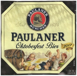 Browar Paulaner (2017): Oktoberfest Bier