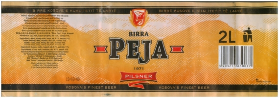 Browar Peja (2009): Pilsner