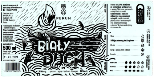 Browar Perun (2022): Biały Duch - India Pale Ale