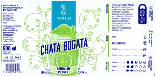 Browar Perun 2022 11 Chata Bogata Bohemian Pilsner