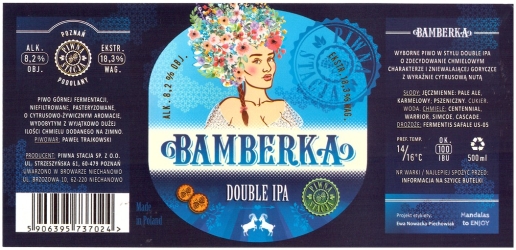 Browar Piwna Stacja (2018): Bamberka - Double India Pale Ale