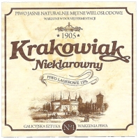 Browar Południe (2012): Krakowiak Nieklarowny, lager