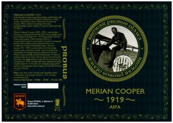 Browar Probus XXXX Merian Cooper 1919 American India Pale Ale