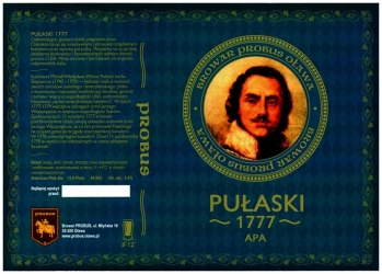 Browar Probus XXXX Pulaski 1777 American Pale Ale