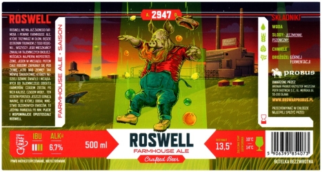 Browar Probus YYYY Roswell Farmhouse Ale