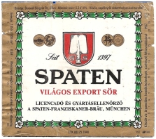 Browar Spaten (1992): Spaten Export