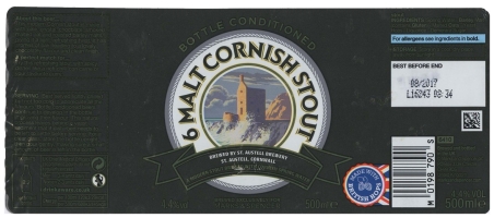 Browar St Austell (2017): 6 Malt Cornish Stout
