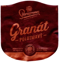 Browar Staropramen (2022): Granat Polotmavy