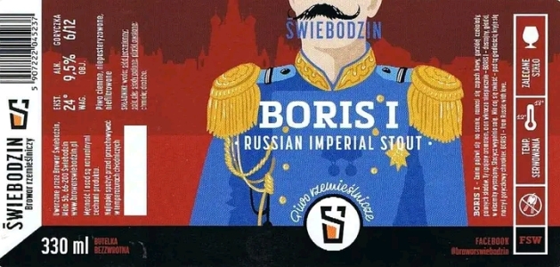 Browar Swiebodzin XXXX Boris I Russian Imperial Stout