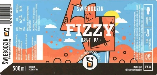 Browar Swiebodzin XXXX Fizzy Brut India Pale Ale