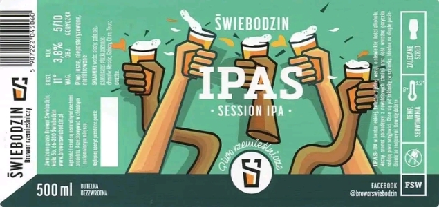 Browar Swiebodzin XXXX Ipas Session India Pale Ale