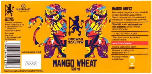 Browar Szałpiw (2019): Mango Wheat