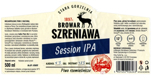 Browar Szreniawa (2021): Session India Pale Ale