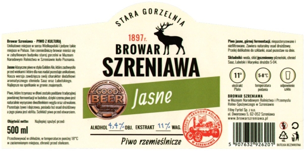 Browar Szreniawa (2021): Jasne