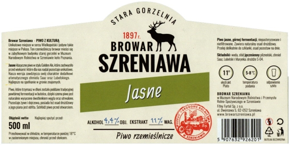 Browar Szreniawa (2021): Jasne